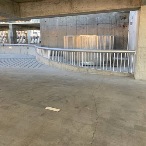 Urban  Guardrail System: Custom-fabricated safety railing for the 9th Avenue platform. Features a heavy-duty structural steel frame with integrated infill panels. Engineered to meet high-load pedestrian safety requirements and finished with a weather-resistant coating for Calgary’s high-traffic public infrastructure.